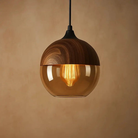 Suspension Luminaire En Bois - Fibre Organique | Nordel | Azeniah