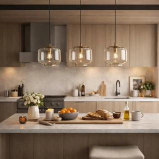 Suspension Luminaire En Verre - Lueur Douce | Caliria
