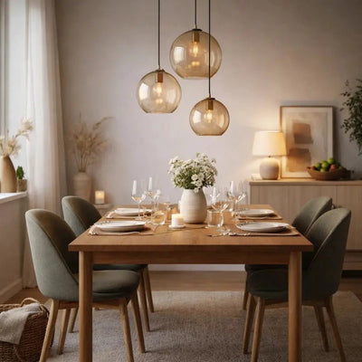 Suspension Luminaire En Verre - Lueur Douce | Caliria - vue 2 | Azeniah