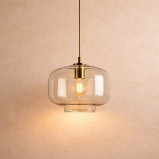 Suspension Luminaire En Verre - Lueur Douce | Caliria - vue 4 | Azeniah