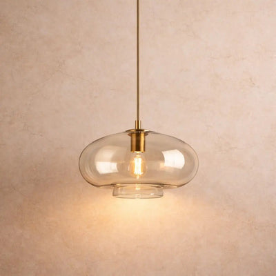 Suspension Luminaire En Verre - Lueur Douce | Caliria - vue 7 | Azeniah