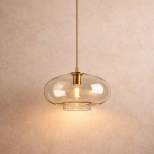 Suspension Luminaire En Verre - Lueur Douce | Caliria