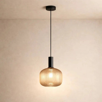 Suspension Luminaire en Verre - Onde Subtile | Chroria - vue 3 | Azeniah