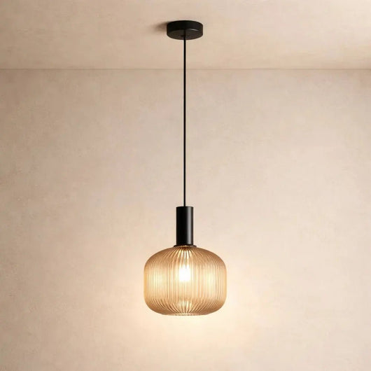 Suspension Luminaire en Verre - Onde Subtile | Chroria - vue 3 | Azeniah