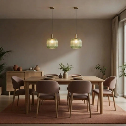 Suspension Luminaire en Verre - Onde Subtile | Chroria - vue 20 | Azeniah