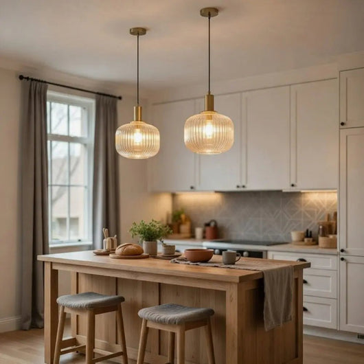 Suspension Luminaire en Verre - Onde Subtile | Chroria - vue 21 | Azeniah