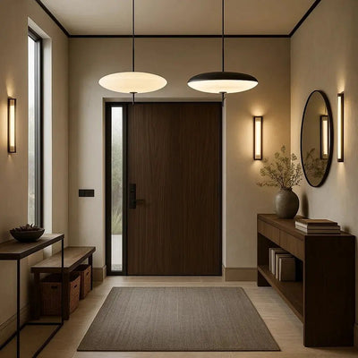 Suspension Luminaire Grand Disque - Courbe Aérienne | Azelia - vue 5 | Azeniah