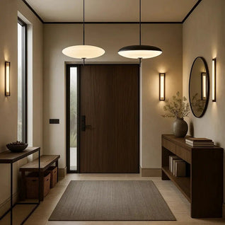 Suspension Luminaire Grand Disque - Courbe Aérienne | Azelia