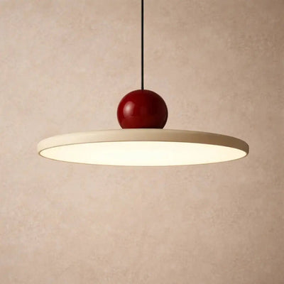 Suspension Luminaire Industrielle - Disque Flottant | Orbyta - vue 3 | Azeniah