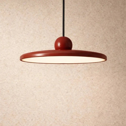 Suspension Luminaire Industrielle - Disque Flottant | Orbyta - vue 2 | Azeniah