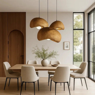 Suspension Luminaire Japandi - Résine Naturelle | Kira
