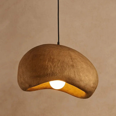 Suspension Luminaire Japandi - Résine Naturelle | Kira - vue 7 | Azeniah