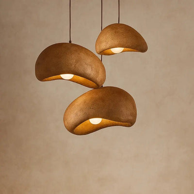 Suspension Luminaire Japandi - Résine Naturelle | Kira | Azeniah