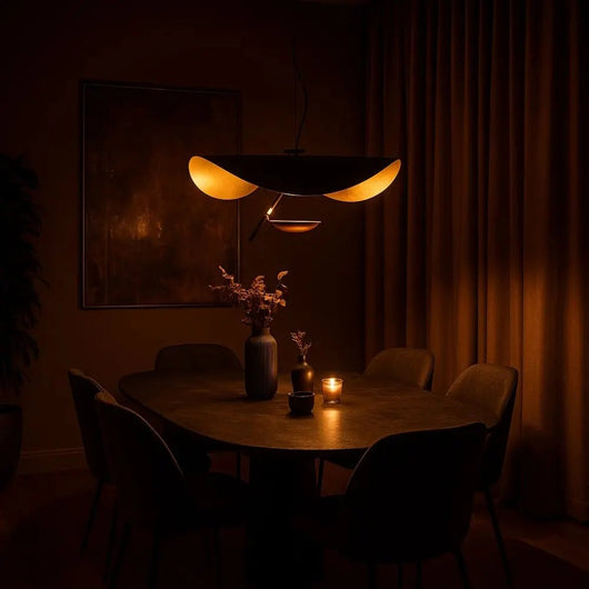 Suspension Luminaire Moderne - Arc Doré | Claryos - vue 5 | Azeniah