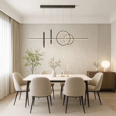 Suspension Luminaire Pour Manger - Arc Suspendu | Lumesa - vue 9 | Azeniah