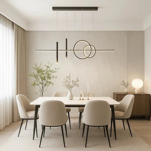Suspension Luminaire Pour Manger - Arc Suspendu | Lumesa - vue 9 | Azeniah