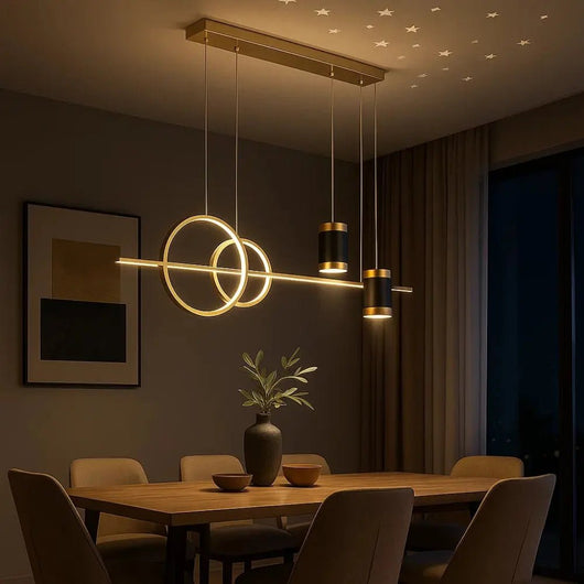 Suspension Luminaire Pour Manger - Arc Suspendu | Lumesa - vue 7 | Azeniah