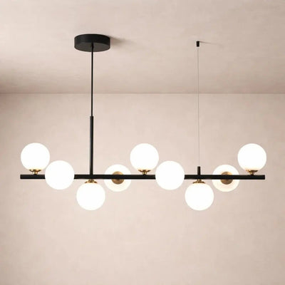 Suspension Luminaire Salle À Manger - Barre Épurée | Aurella - vue 11 | Azeniah