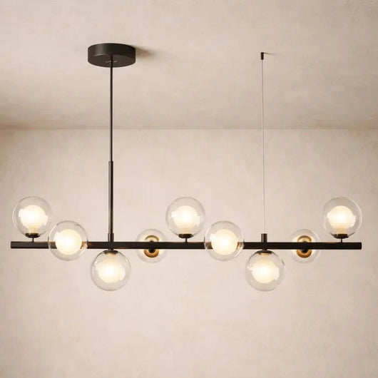 Suspension Luminaire Salle À Manger - Barre Épurée | Aurella - vue 4 | Azeniah