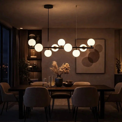 Suspension Luminaire Salle À Manger - Barre Épurée | Aurella - vue 14 | Azeniah