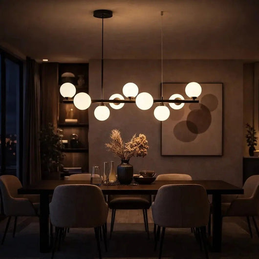 Suspension Luminaire Salle À Manger - Barre Épurée | Aurella - vue 14 | Azeniah