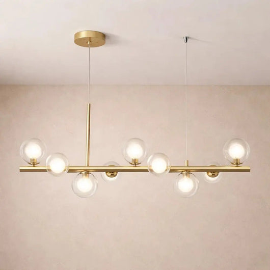 Suspension Luminaire Salle À Manger - Barre Épurée | Aurella - vue 3 | Azeniah