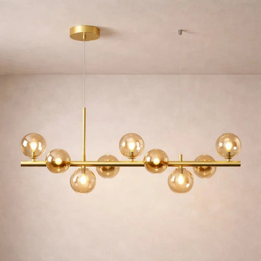 Suspension Luminaire Salle À Manger - Barre Épurée | Aurella - vue 9 | Azeniah