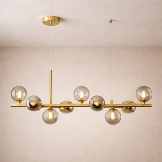 Suspension Luminaire Salle À Manger - Barre Épurée | Aurella - vue 2 | Azeniah