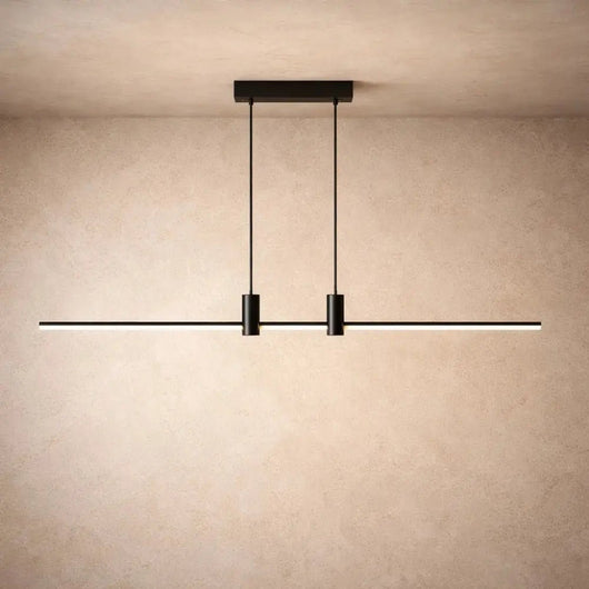 Suspension Luminaire Salle À Manger - Barre Épurée | Silvena - vue 2 | Azeniah