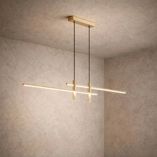 Suspension Luminaire Salle À Manger - Barre Épurée | Silvena - vue 3 | Azeniah
