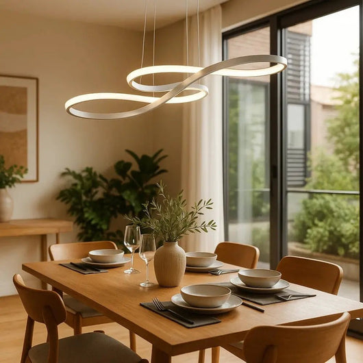 Suspension Luminaire Salle À Manger - Barre Épurée | Solvana - vue 6 | Azeniah