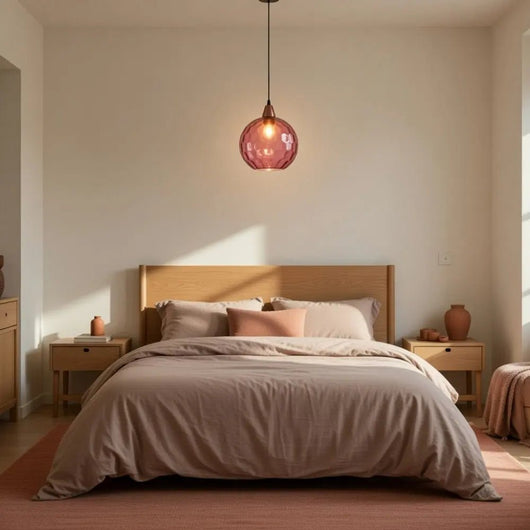 Suspension Luminaire Verre - Éclat Chromatique | Calyvia - vue 2 | Azeniah