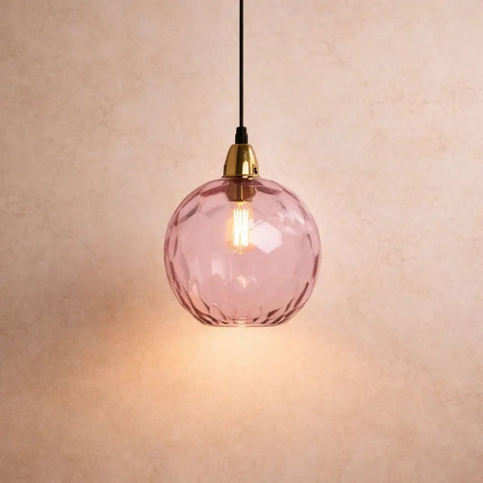 Suspension Luminaire Verre - Éclat Chromatique | Calyvia - vue 6 | Azeniah