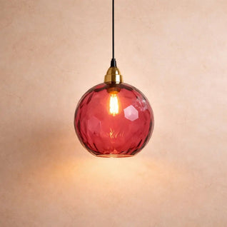 Suspension Luminaire Verre - Éclat Chromatique | Calyvia