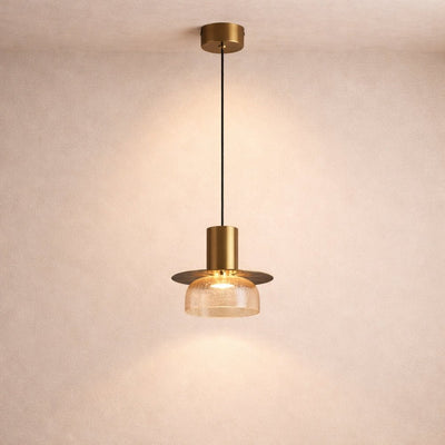 Suspension Luminaire Verre - Éclat Minéral | Fissora - vue 6 | Azeniah