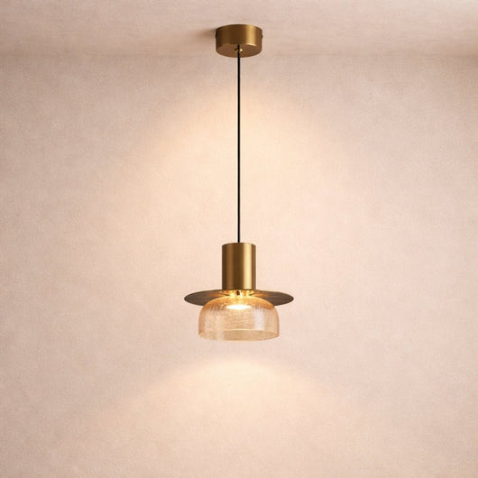 Suspension Luminaire Verre - Éclat Minéral | Fissora - vue 6 | Azeniah