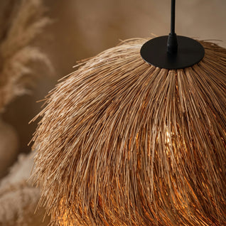 Suspension Rotin Dôme Tressé Ø 50 cm Wabi Sabi | Wabira