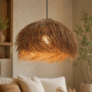 Suspension Rotin Dôme Tressé Ø 50 cm Wabi Sabi | Wabira