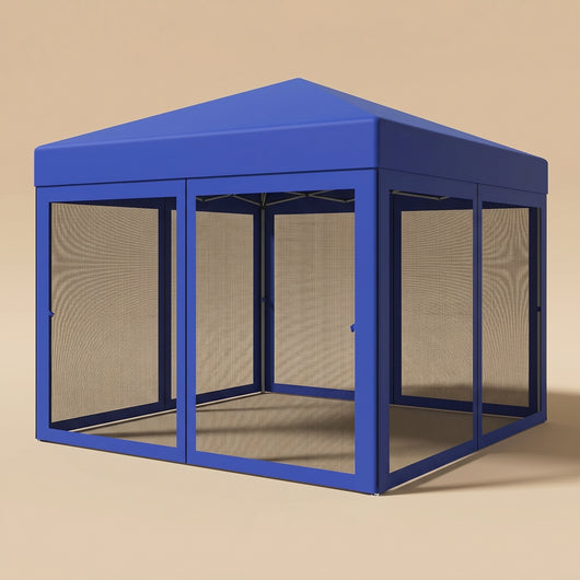 Tonnelle moustiquaire 3x3 m pop-up Canovis parois fermées Oxford 210D