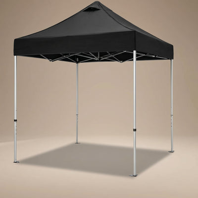 Tonnelle pliante Naldris noire 3x3 m