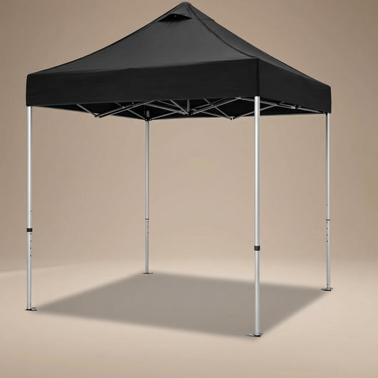 Tonnelle pliante Naldris noire 3x3 m