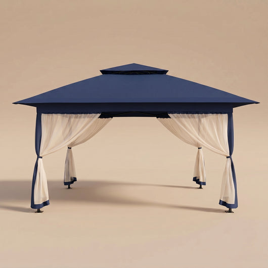 Tonnelle pliante Toldris coloris bleu marine
