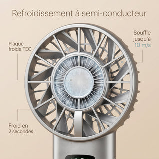 Ventilateur à Main Refroidissant Semi-Conducteur 5200mAh | Selvora