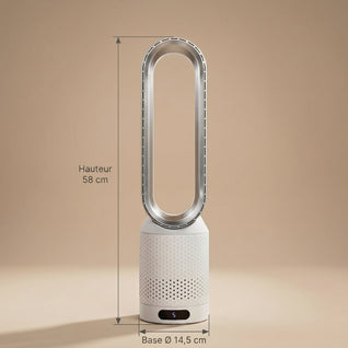 Ventilateur Colonne Sans Pale Silencieux Purification d'Air | Cirvane