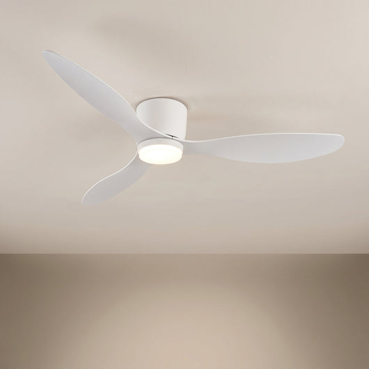 Ventilateur de plafond avec lumière Sirane packshot fond beige