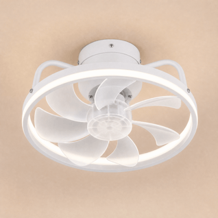 Ventilateur de Plafond Silencieux LED Ø 34 cm Télécommande | Serenys