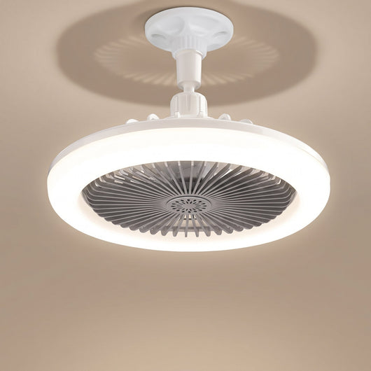 Ventilateur plafonnier E27 Ovelys packshot fond beige