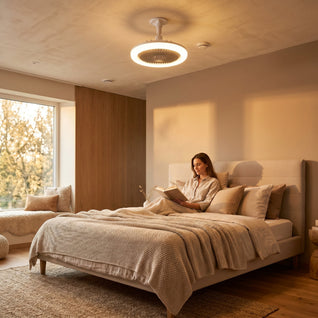 Ventilateur Plafonnier E27 3 en 1 avec Télécommande | Ovelys