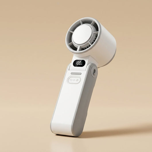 Ventilateur portable turbo pliable Lirvane coloris blanc