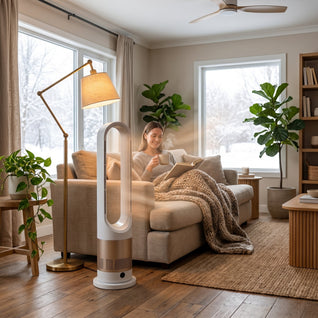 Ventilateur Sans Pale Chauffage Refroidissement 8 Vitesses LED | Vosena